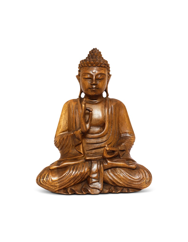 20 Extra Large Huge Solid Wooden Serene Sitting Buddha | Etsy