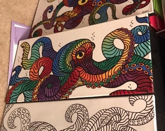 Rainbow octopus #3