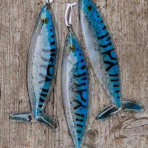 Fused Glass Mackerel