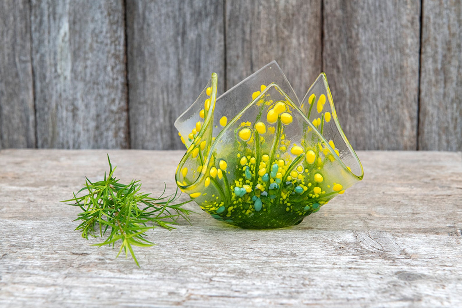Daffodil Tea Light Holder. Etsy