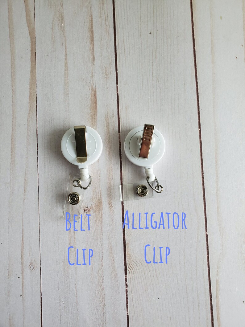 Belt Clip or Swivel Alligator Clip Bunny with Mustache Glitter Vinyl Feltie Badge Reel