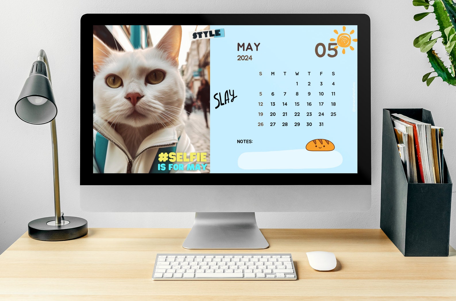 Catlendar 2024 12 Amazing CAT Monthly Calendar for Your Etsy Canada