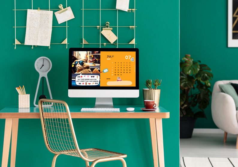 Catlendar 2024 12 Amazing CAT Monthly Calendar for Your Etsy