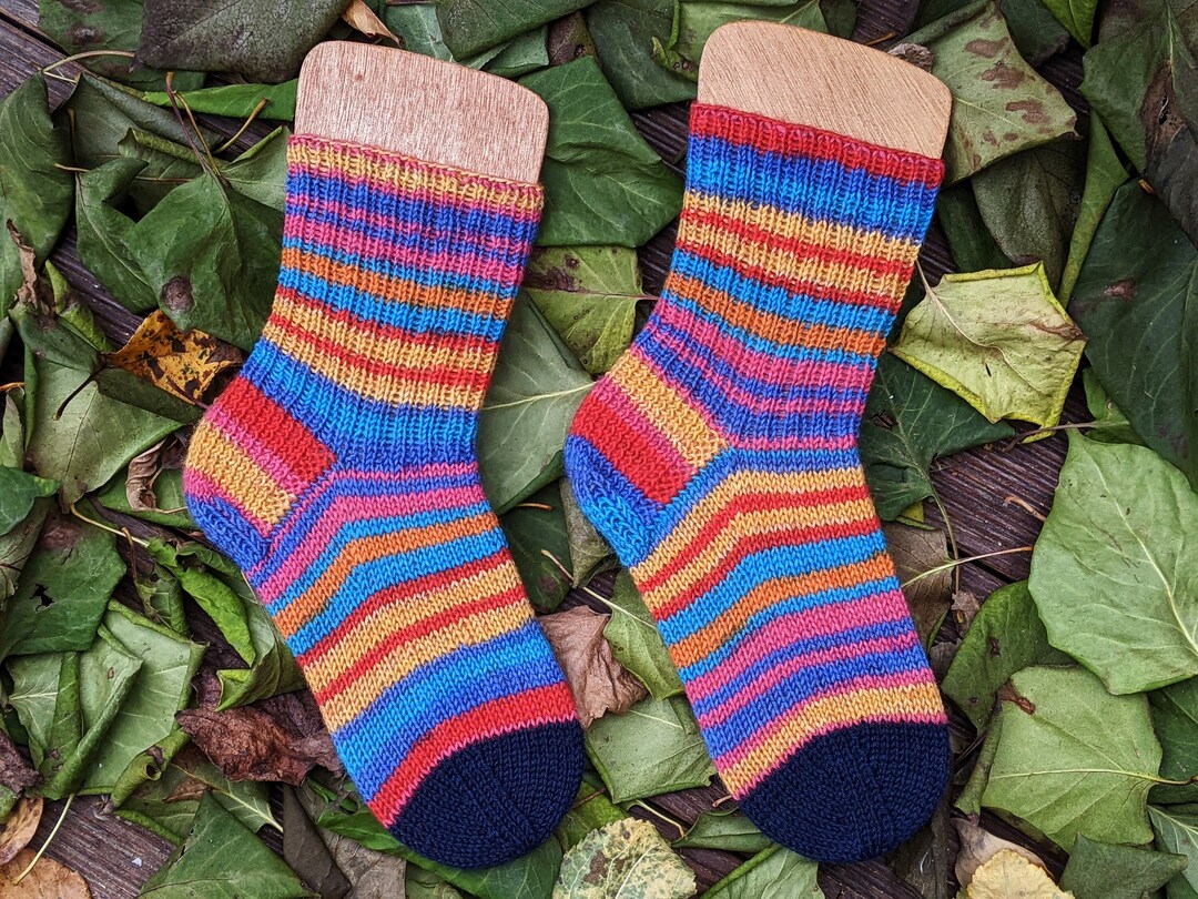 Hand Knitted Socks Wool Socks Stockings Made of Sock Wool for Etsy