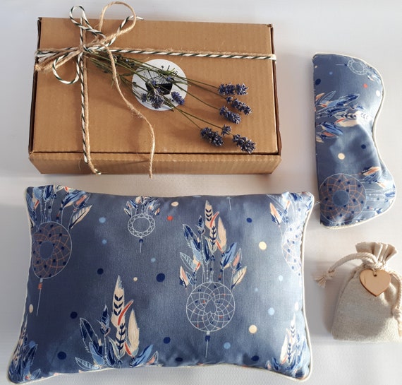 Organic Spa Set Pillow Sleep Eye Mask Buckwheat Husk Etsy
