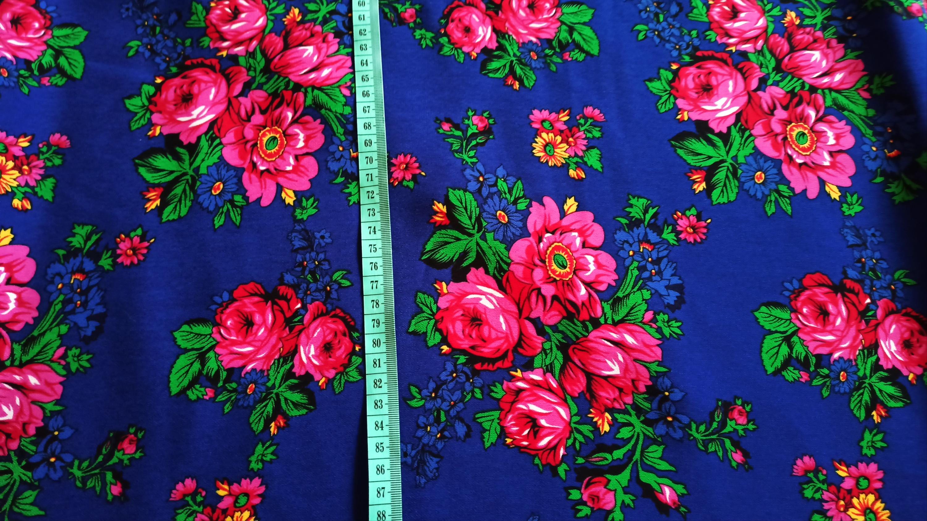 Polish Folk Farbic, Highlander Flowers Pattern, Folklore, Cleo