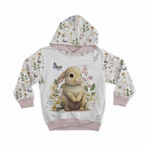 Forest kids animals Sweatshirt fabric, stretch Knitwear, French terry knit fabric, cotton knitwear, forest friends, woodland animals