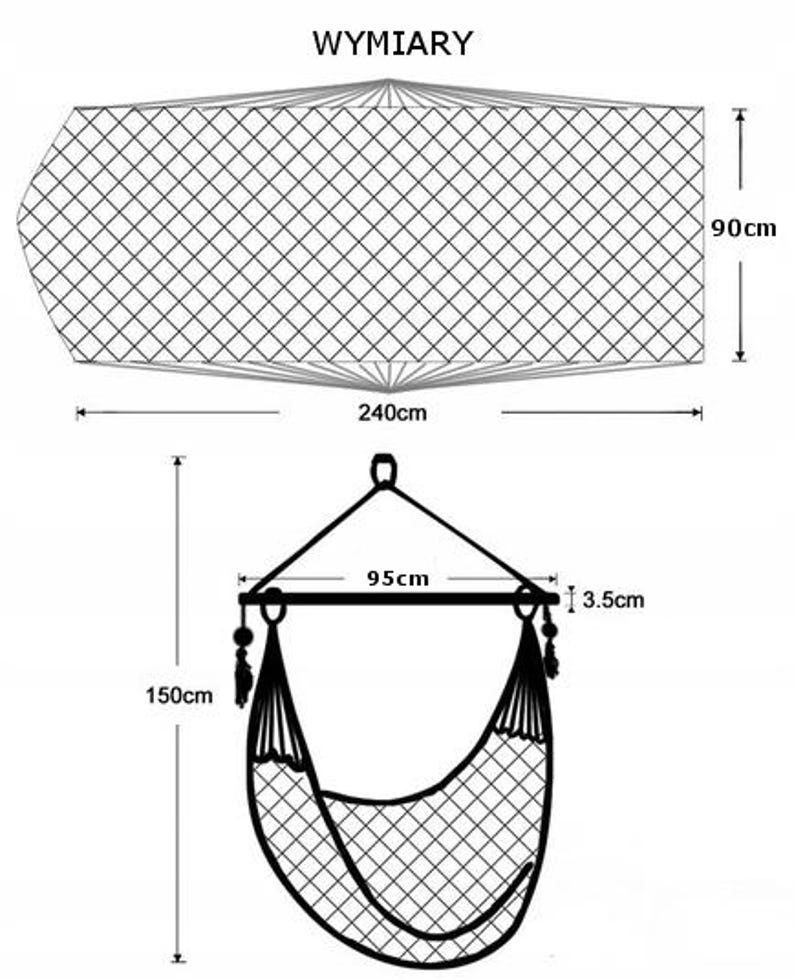 Luxury Macrame Hammock Chair, Hanging Chair, Handmade Boho Chair, Natural Cotton Hammock, Macrame Hammock, Indoor Outdoor Hanging Chair image 10