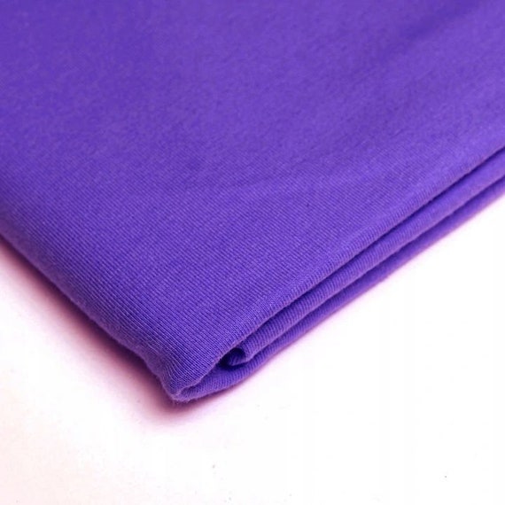 Purple Sweatshirt Fabric French Terry Knit Fabric Premium - Etsy