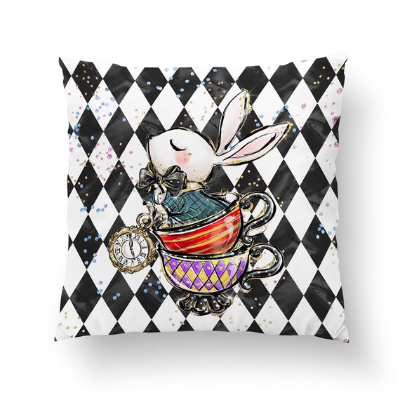 Plaid Alice Au Pays Des Merveilles - 50x60 Cm - Polyester - Neuf