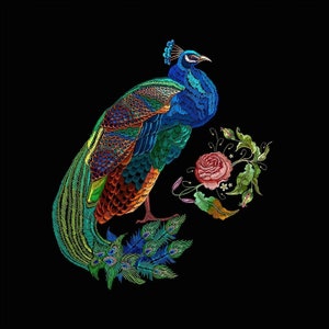 Peacock Italian Velvet Fabric, Upholstery Fabric, Upholstery Velvet, Digital Print, Velvet curtain, velvet pillow, length 100cm/1 yd