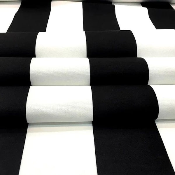 Tissu de velours italien à rayures noires et blanches de 1 m, rembourrage en velours doux, tissu de rembourrage, impression numérique en tissu de velours