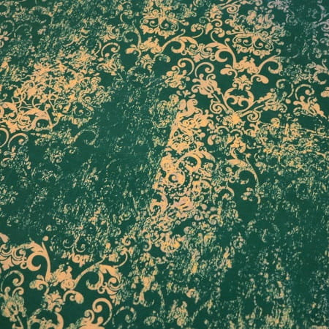 Ornament Italian Velvet, Velvet Fabric, Upholstery Velvet Digital Print ...