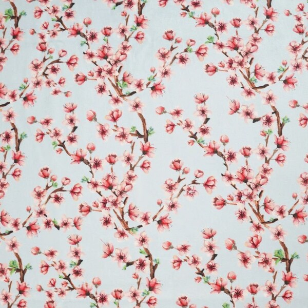 Picture Idea: Cherry Blossom Velvet Fabric