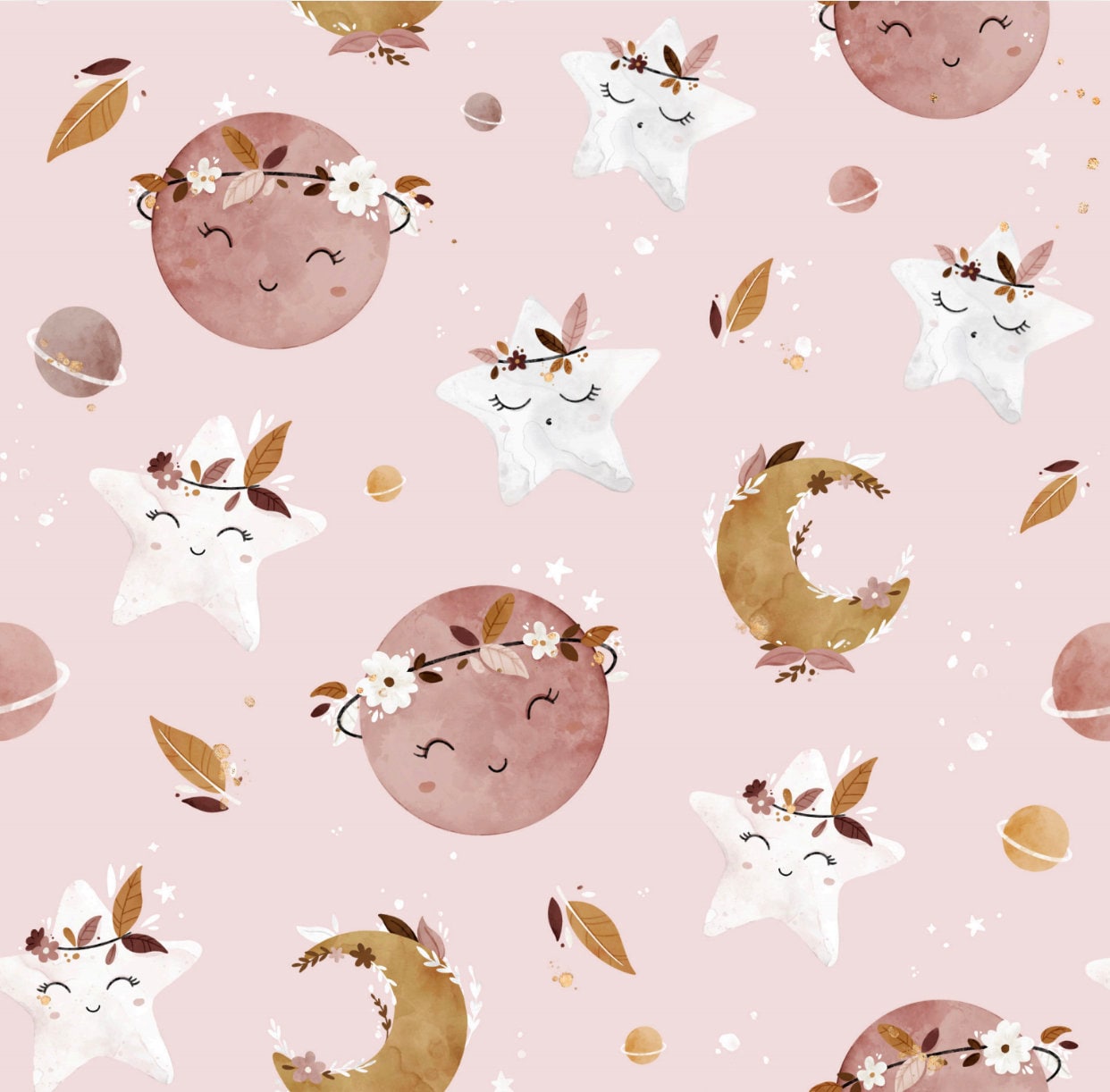 School of Magic Beige Background Premium Cotton Fabric, Wizard Fabric,  Magic Owl, Hocus Pocus Baby Fabric, Pattern Inspired by Harry Potter 