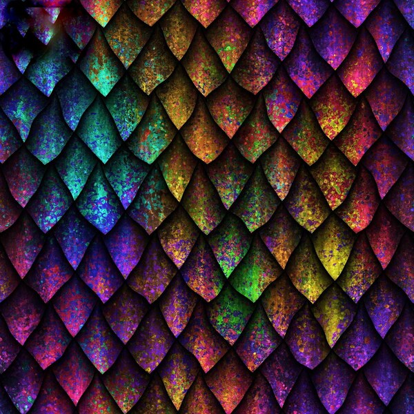 Fish Scale Fabric Etsy