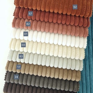 1 Meter Möbelcord, Cord-Velours, weicher Cordstoff, Möbel-Dekostoff, Wohndeko, Samt-Möbelstoff, Restaurierung von Möbeln, 140 cm breit