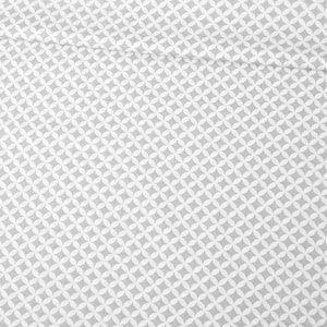 Tessuto 100% cotone, tessuto mini marocchino grigio e bianco, tessuto con motivo marocchino, tessuto mini plaid marocchino, tagliato al metro 50 cm/0,55 yd