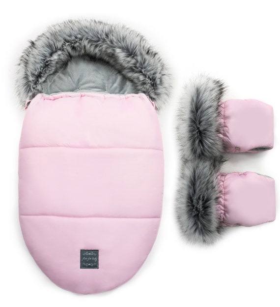 fur footmuff for pushchair