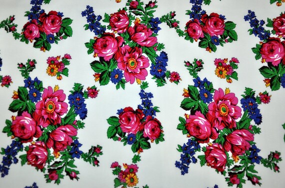 climbing roses stretch jersey cleo dress Polish Folk Farbic, Highlander Flowers Pattern, Folklore, Motif, and Leaves, Folk Fabric, Digital Print, From 1 Yd Bohemian Wedding Dress Designers