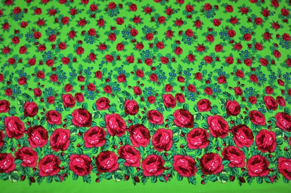Polish Folk Farbic, Highlander Flowers Pattern, Folklore, Cleo Motif, Climbing  Roses and Leaves, Folk Fabric, Digital Print, From 1 Yd - Etsy