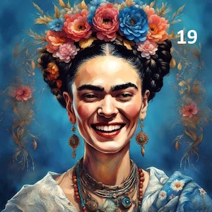 Frida Kahlo sammetskuddpanel, stolsklädselpanel, väggpanel, väskpanel, lyxig klädsel i sammet, konstdekoration