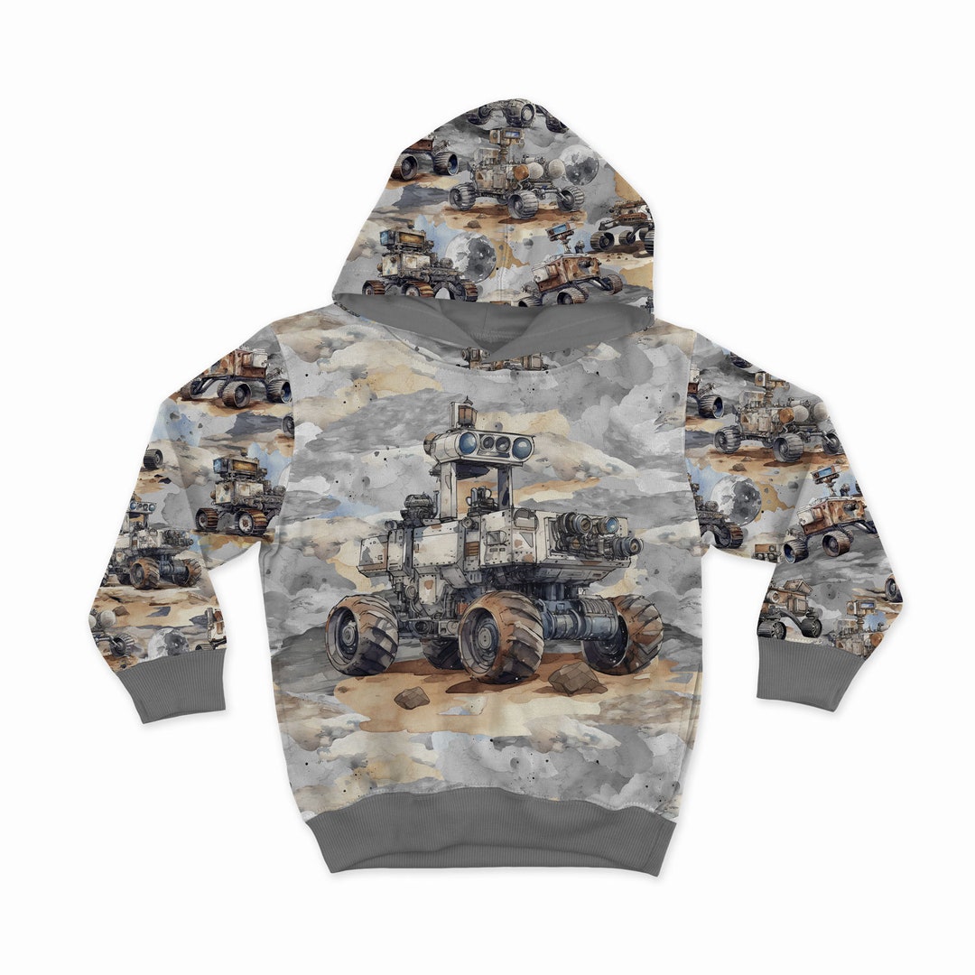 Mars Rovers, Mars Explorer Rovers, Space Vehicles Sweatshirt Fabric ...