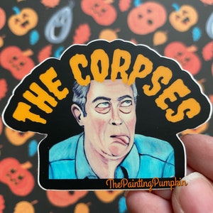 Return of the living dead, horror movie die cut  Sticker, Frank ROTLD, James Karen, horror movie sticker, 80s horror