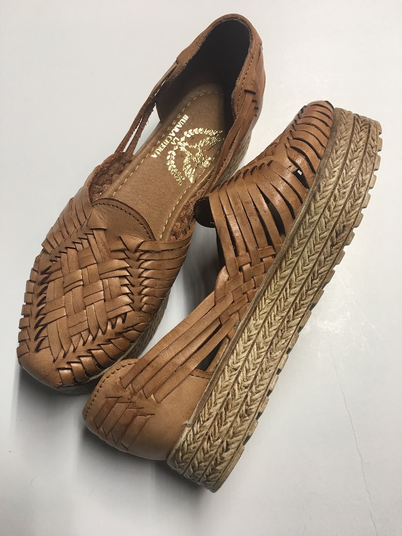 huarache platform sandals