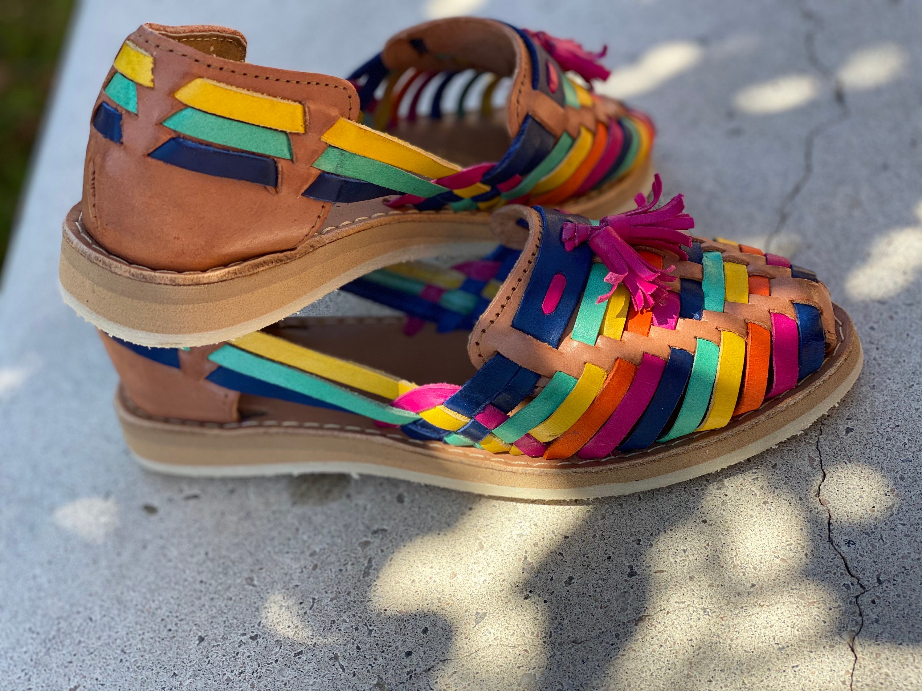 mexican style leather sandals