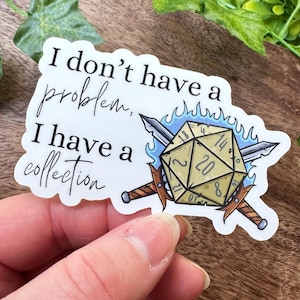 Pegatina de colección de dados / Pegatinas de D&D / Dice Goblin / Pegatina para Kindle / Pegatina para portátil / Pegatina para juegos / Dungeon Master / Dice Dragon