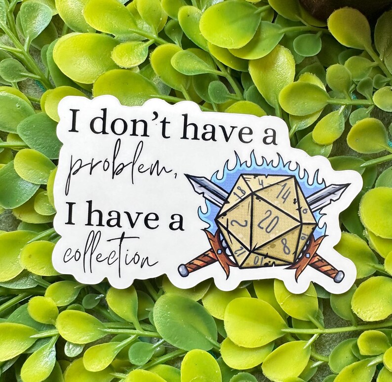 Dice Collection Sticker D&D Stickers Dice Goblin Kindle Sticker Laptop Sticker Gaming Sticker