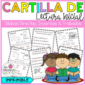 Printable Spanish Reading Book for Beginners | Libro de Lectura Inicial | Spanish for kids | Spanish Worksheets for kids | Learning Spanish