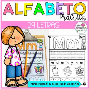 Printable Spanish Alphabet Worksheets | Actividades para el Alfabeto | El Alfabeto | Spanish for Kids | Spanish Worksheets |Learning Spanish