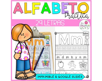 Printable Spanish Alphabet Worksheets | Actividades para el Alfabeto | El Alfabeto | Spanish for Kids | Spanish Worksheets |Learning Spanish