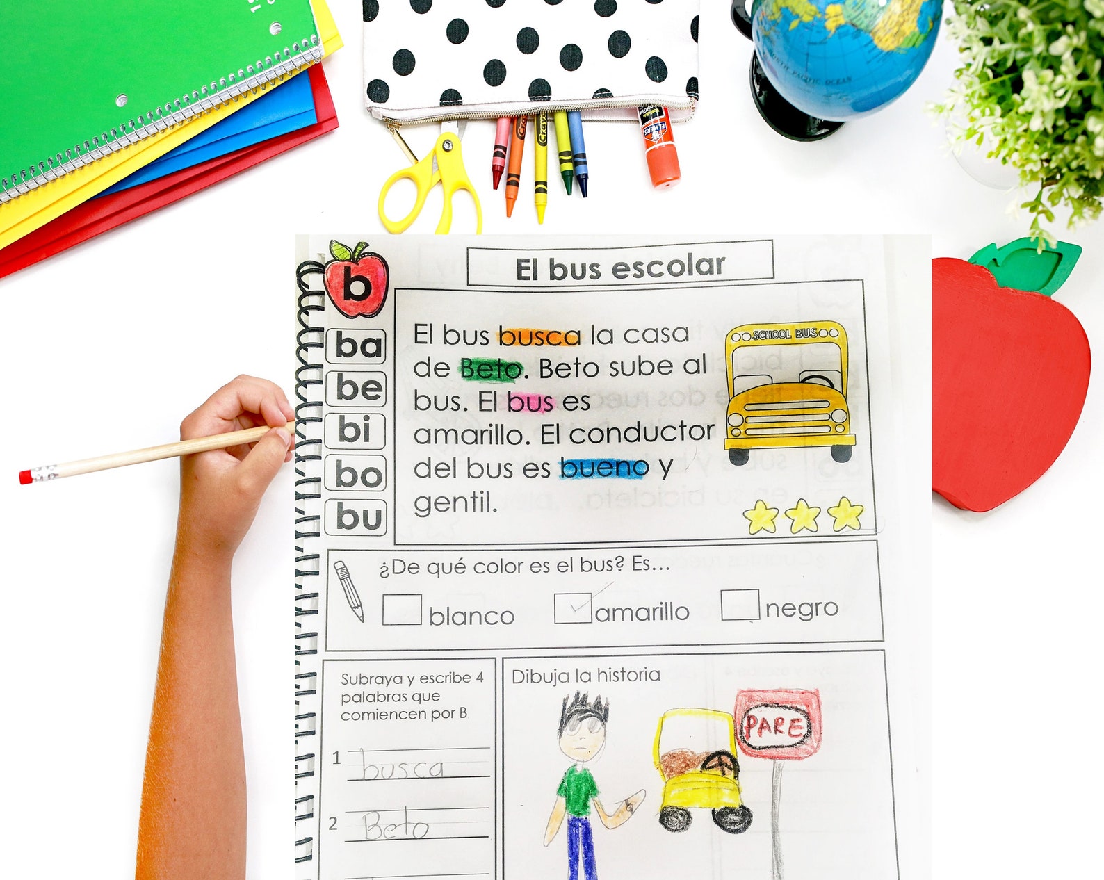 Printable Spanish Reading Comprehension | Comprensión De Lectura Secuencia Silábica | Spanish ...