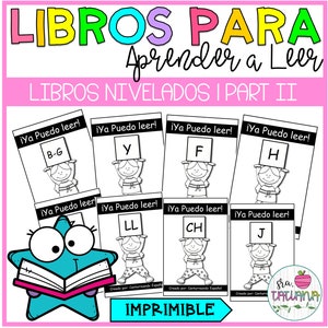 Printable Spanish Guided Reading Leveled books | Libros Nivelados de Lectura Guiada | Spanish for kids |Lectura Inicial | Part II