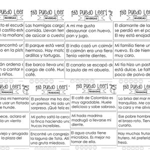 May include: A colourful worksheet with a Spanish reading comprehension activity for children. The worksheet features a variety of images and text, including a castle, a boat, a piano, and a butterfly. The text is in Spanish and includes the phrase "ya puedo leer!" which means "I can read!" in English.