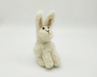 Felted Rabbit, Felted Bunny, Rabbit Decoration, Easter Decor, Felted rabbit decoration, Rabbit Lover, Nature Lover, Wildlife Lover, Animals