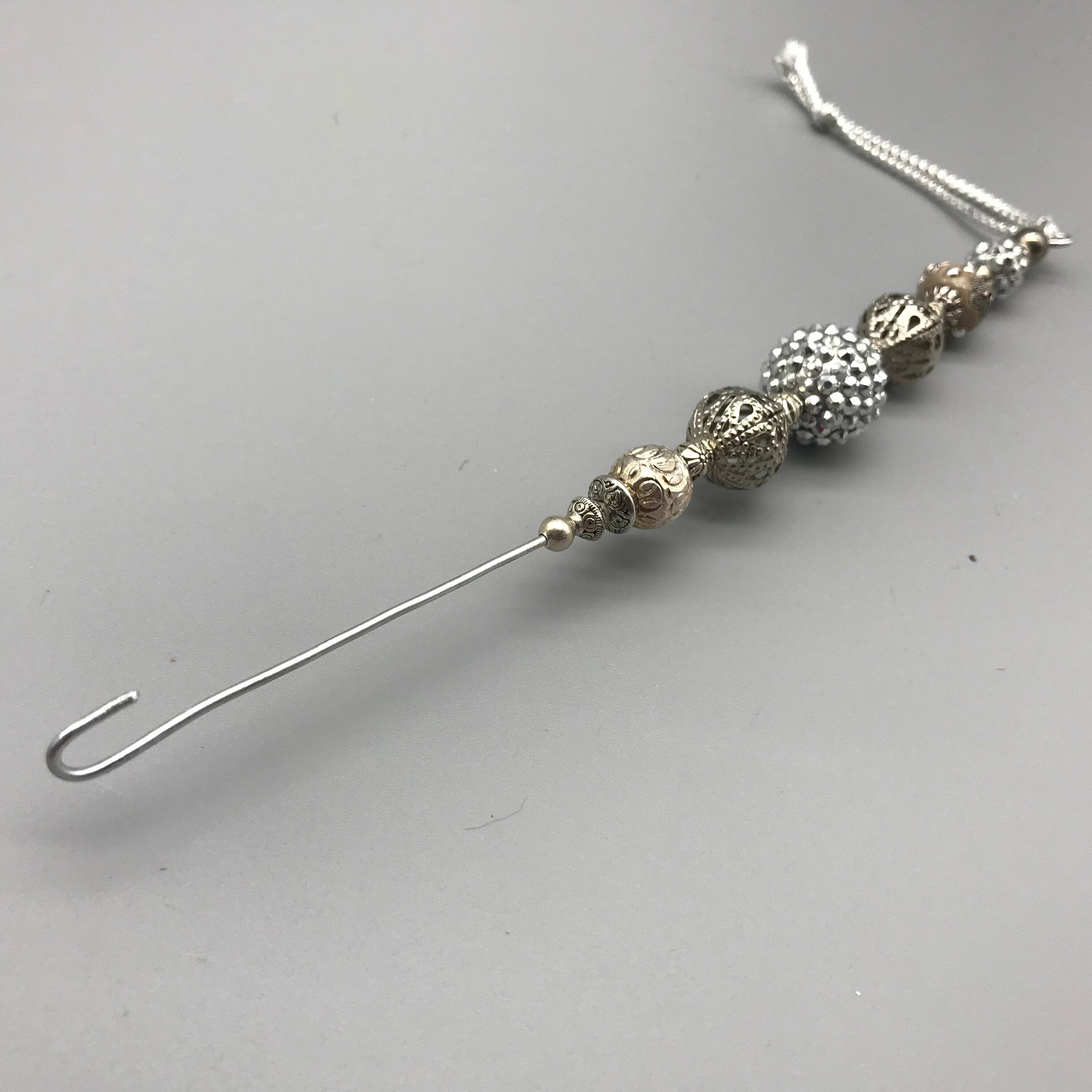 SPINNER'S ORIFICE HOOK Spinner's Hook Unique Beaded Etsy UK