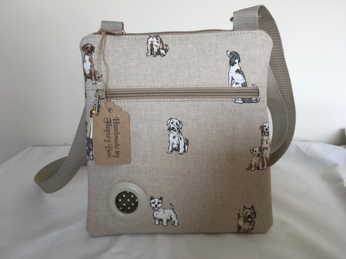 Dog Walking Bag Cross Body Bag Dog Bag Dog Breeds Bag Etsy UK