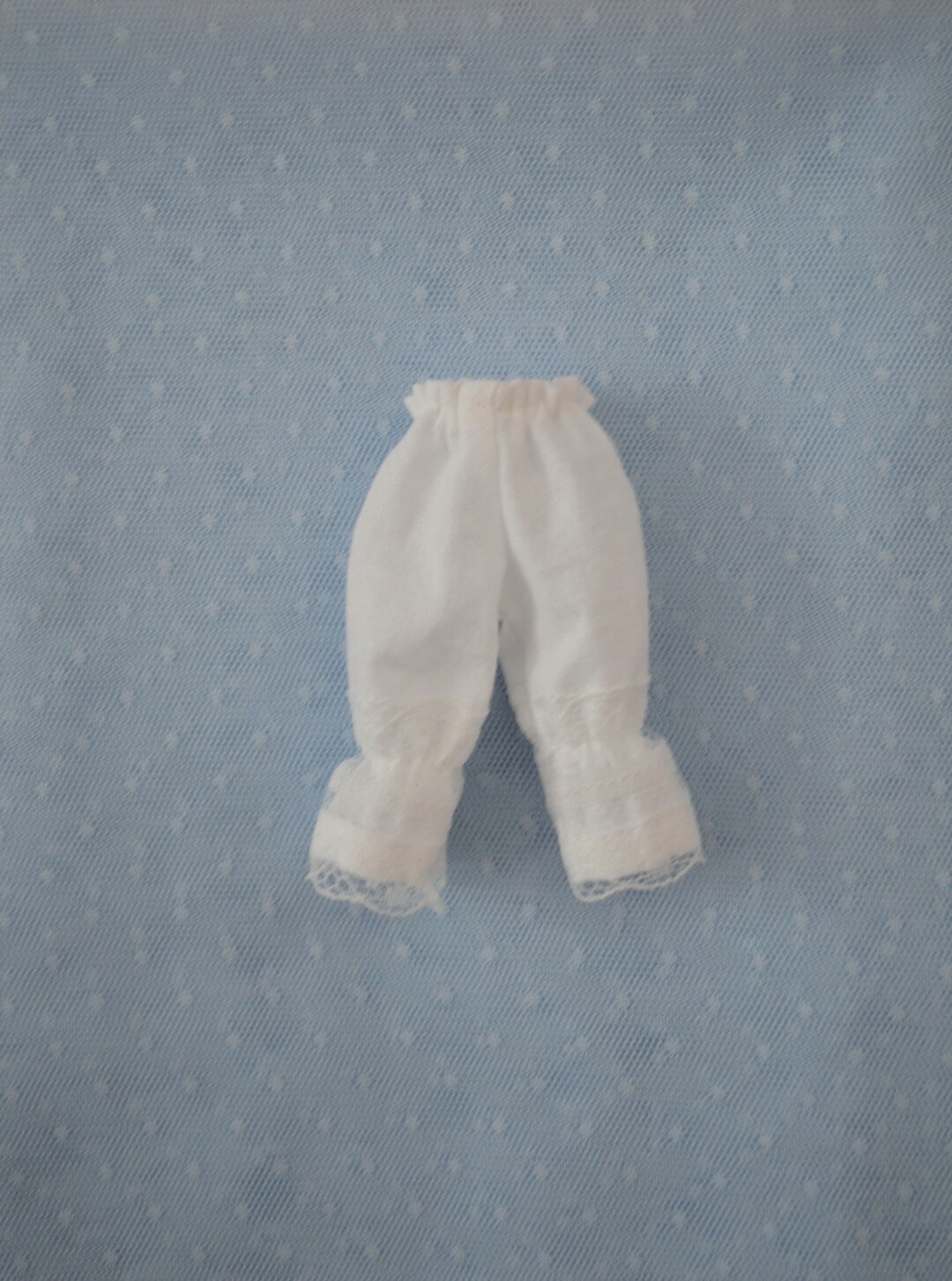 112 Scale Dollhouse Dolls Long Miniature Bloomers White, Dollhouse Miniature Bloomers Long