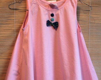 Jersey Kleid/Top/Hängerchen in Rosa