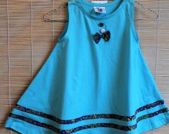 Sommer Kleid /Top/ in Blau.