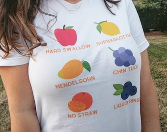 Fruits of Dysphagia Tee | Dysphagia Therapy | Speech Pathologist | Speech Path | Speech Therapy | SLP