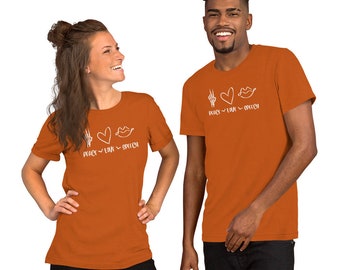 Peace - Love - Speech | Speech Shirt | SLP tee | Speech merch | Halloween Speech shirt