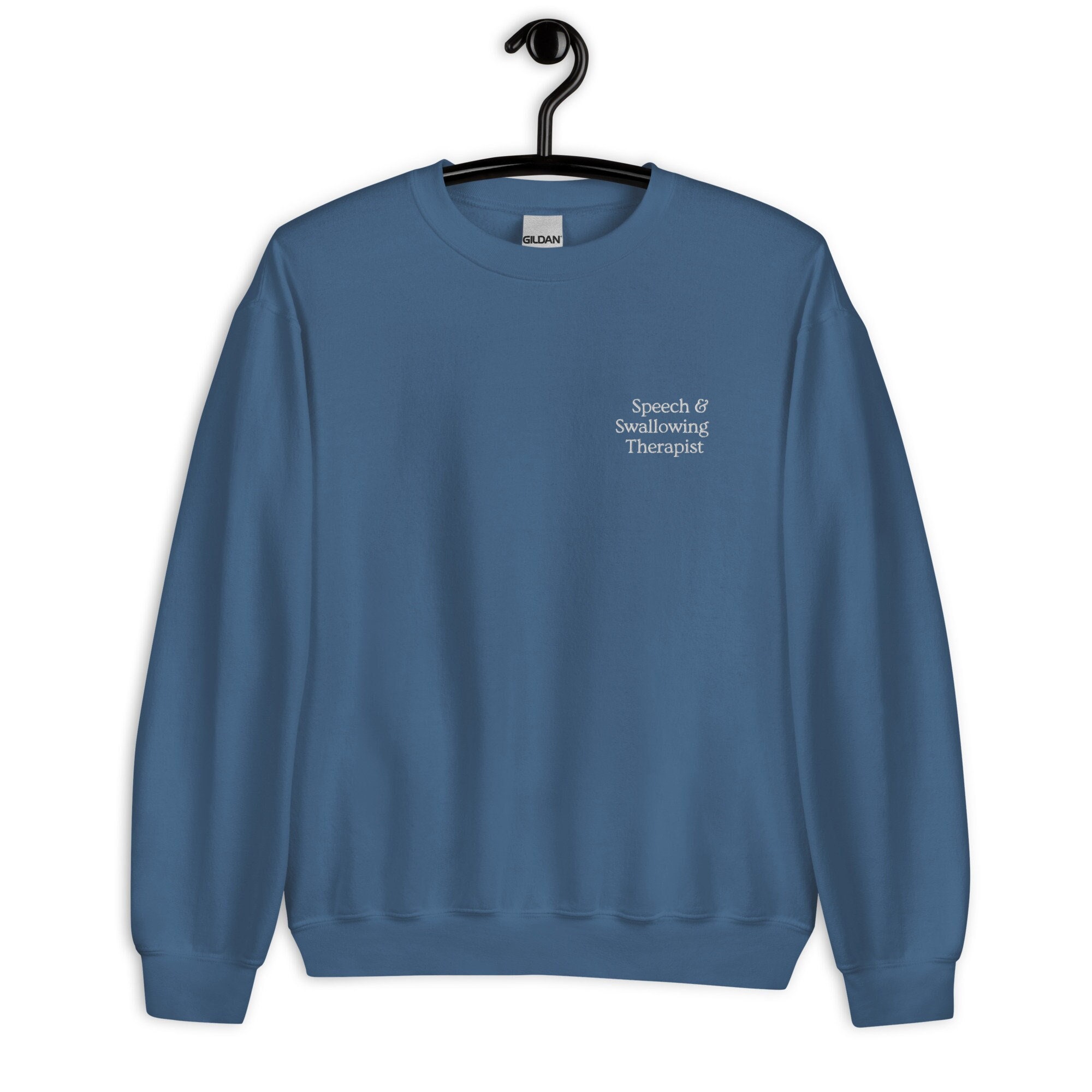 Speech & Swallowing Therapist Embroidered Crewneck | Speech Language Pathologist | Speech Path | SLP
