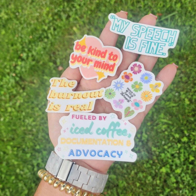 Slp Sticker Silly My Speech is Fine Sticker | SLP Quotes | Speech Therapy Stickers ...