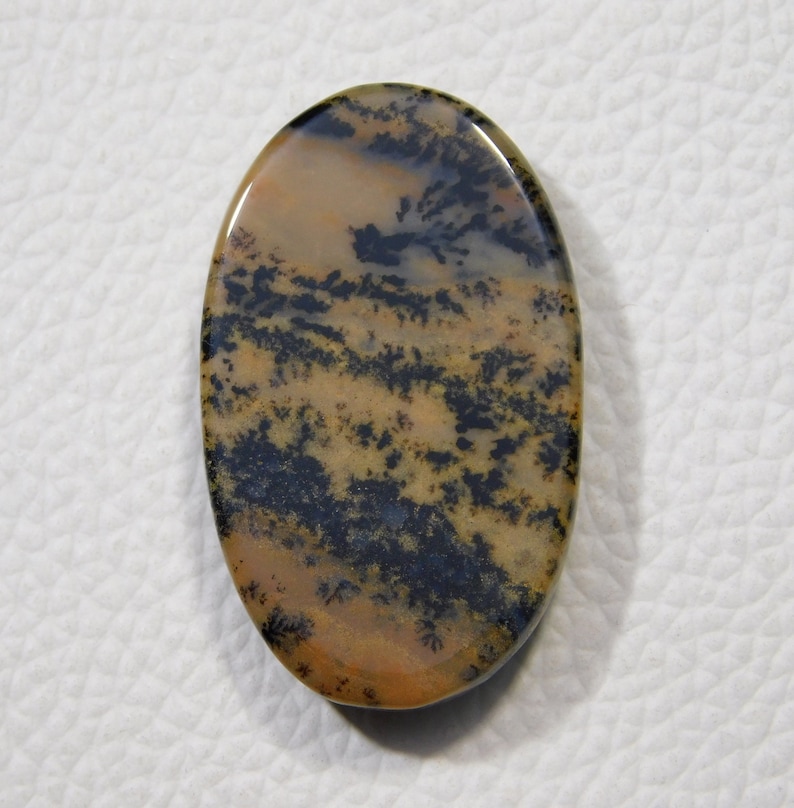36x22x6 MM Approx Natural Honey Dendrite Agate Cabochon 53.00 Cts Oval Shape Loose Dendrite Gemstone Smooth Agate Jewelry Dendrite Pendent