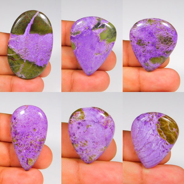 Natural Purple Stichtite Atlansite Gemstone Australian Stichtite Tasmanite Cabochon Stichtite Jewelry Making Hallowen Special Gemstone